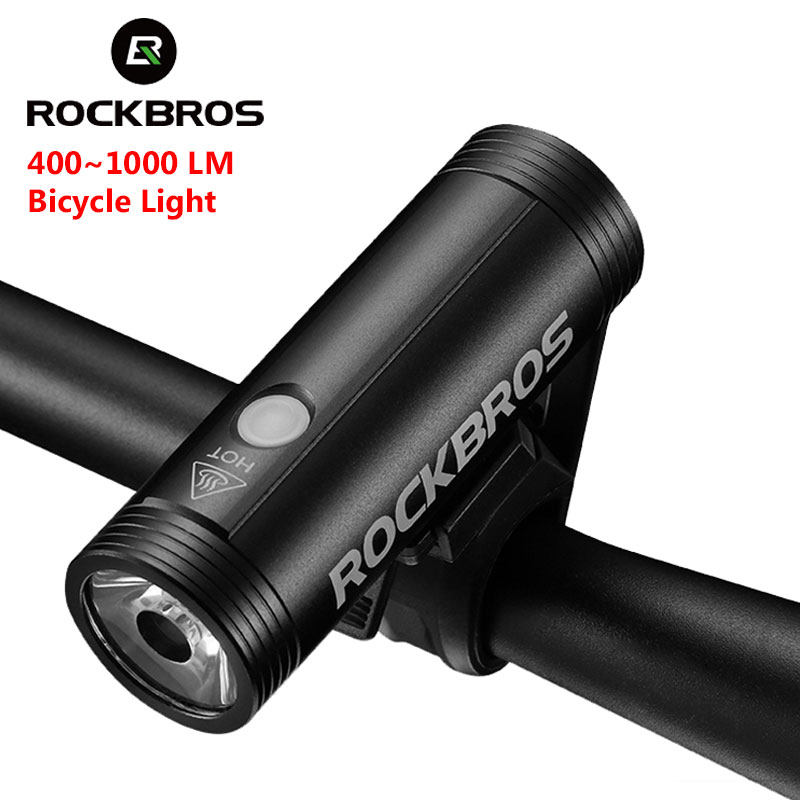 Rechargeable Bicycle Headlight 1000 Lumen - ROCKBROS – lampe de poche avant