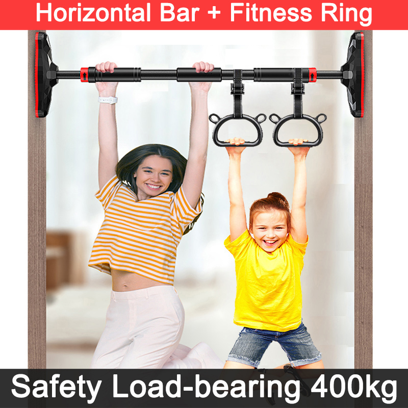 Door Pull Up Bar No Screw - Barre de traction réglable 140-180cm pour