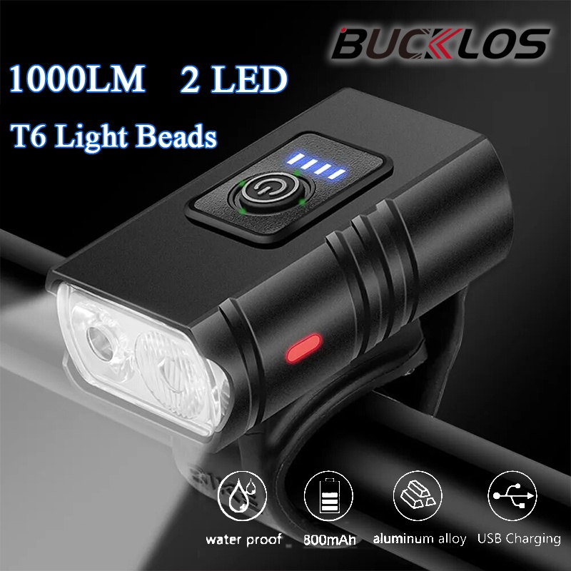 Rechargeable Bicycle Headlight 1000 Lumen - Lumières de vélo 1000 Lumen 2500mAh