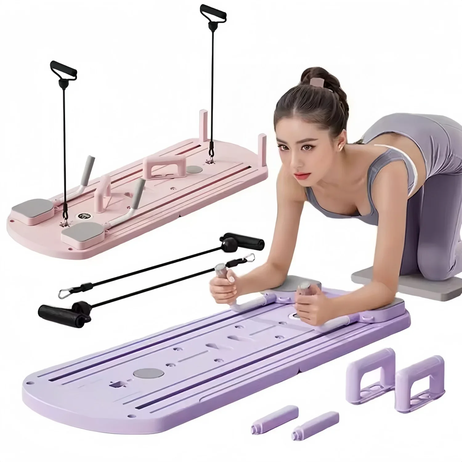 Push Up Board Foldable Multi Function - Panneau de Fitness pliable multifonction, exercice