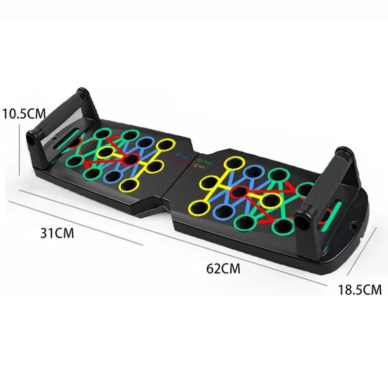 Push Up Board Foldable Multi Function - Ensemble de planches push-up pliables –