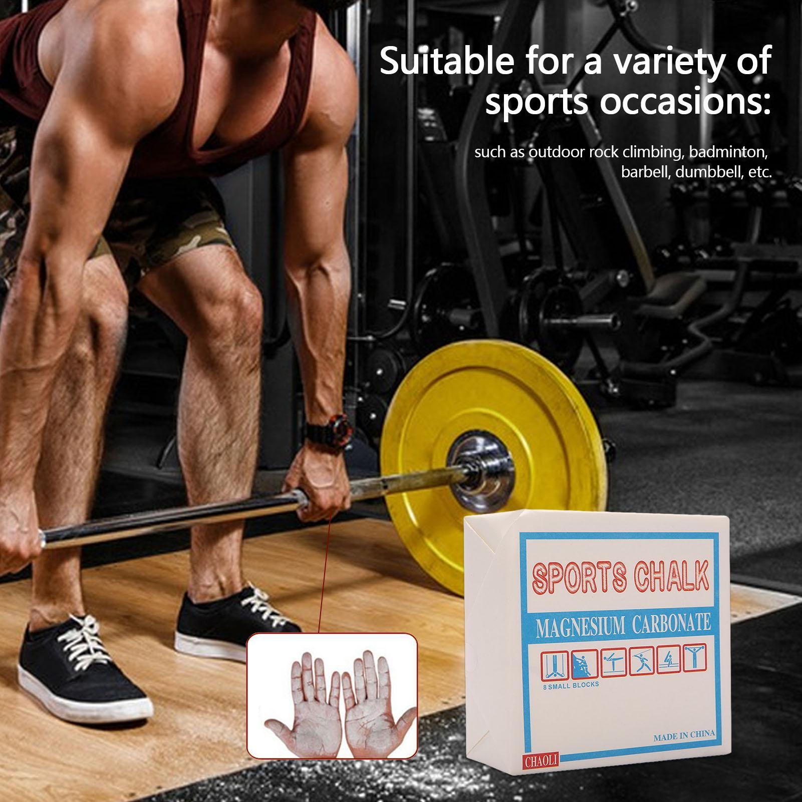 Gym Chalk Block Grip - Bloc de craie antidérapant pour l'escalade,