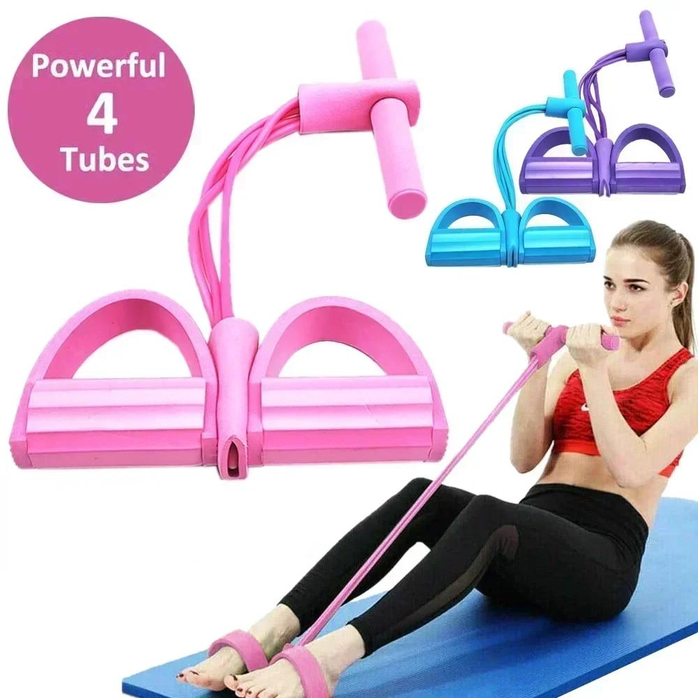 Pilates Bar Kit With Resistance Bands - Bandes élastiques de résistance de niveau