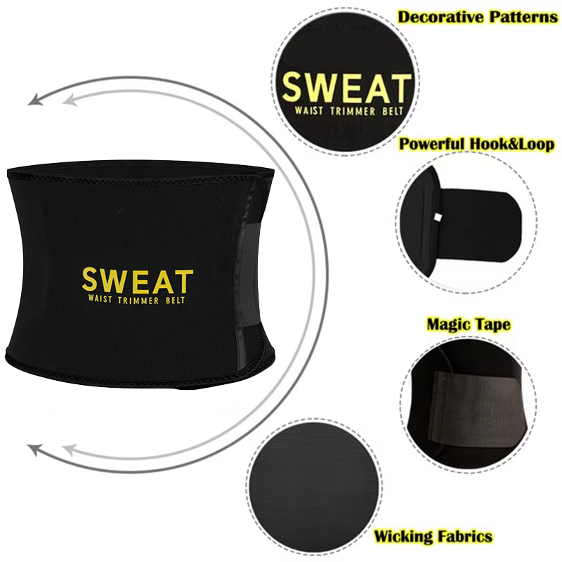 2 Pièces Ceinture Amincissante - Sweat Waist Trainer Belt Neoprene avis et prix
