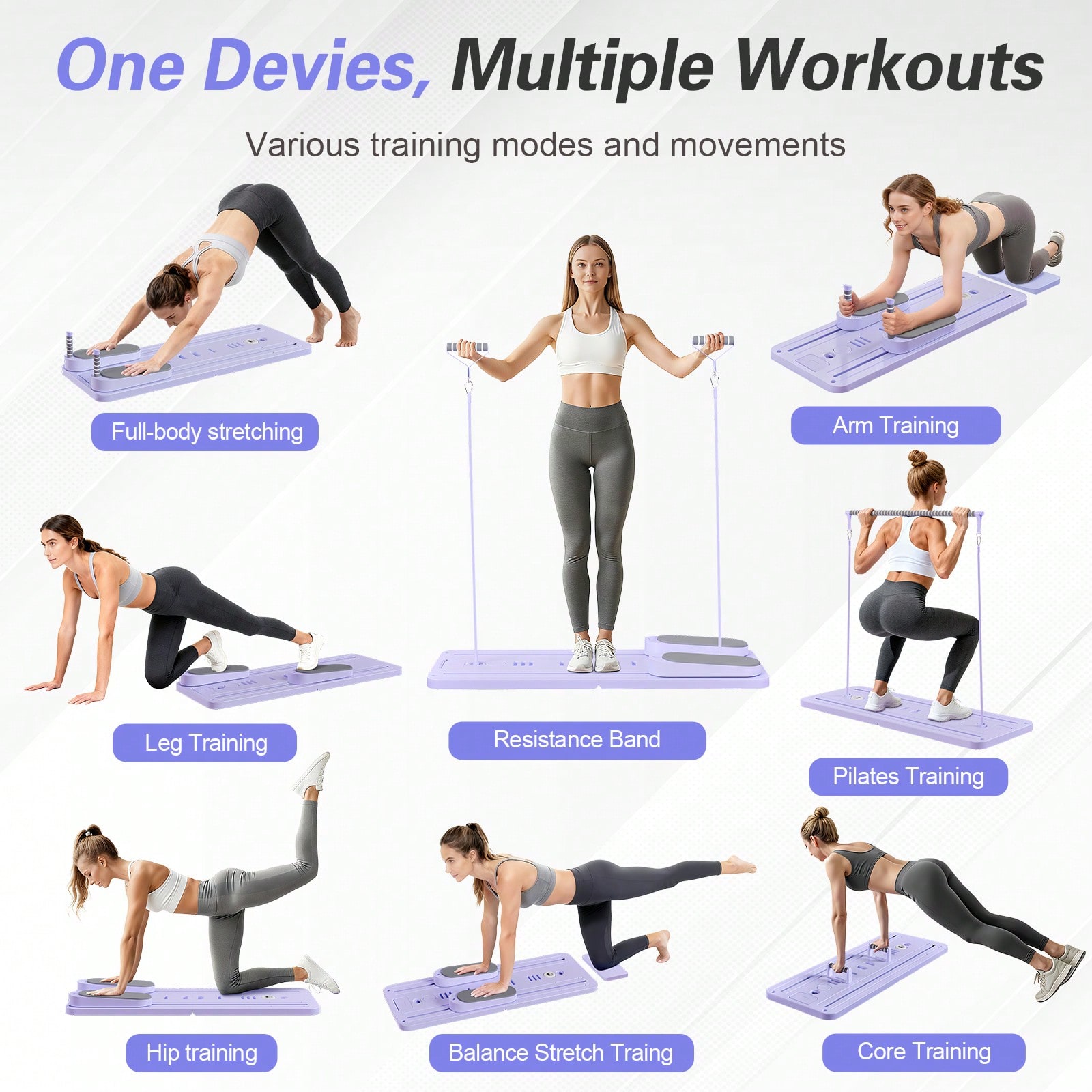 Reformer Pilates avec barre, p - Fitness Equipment avis et prix