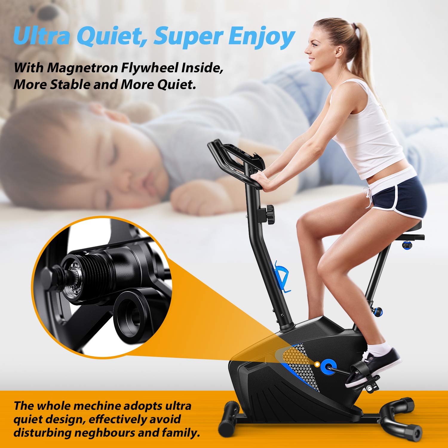 Vélo d'exercice à résistance m - Exercise Bike Magnetic Resistance avis et prix