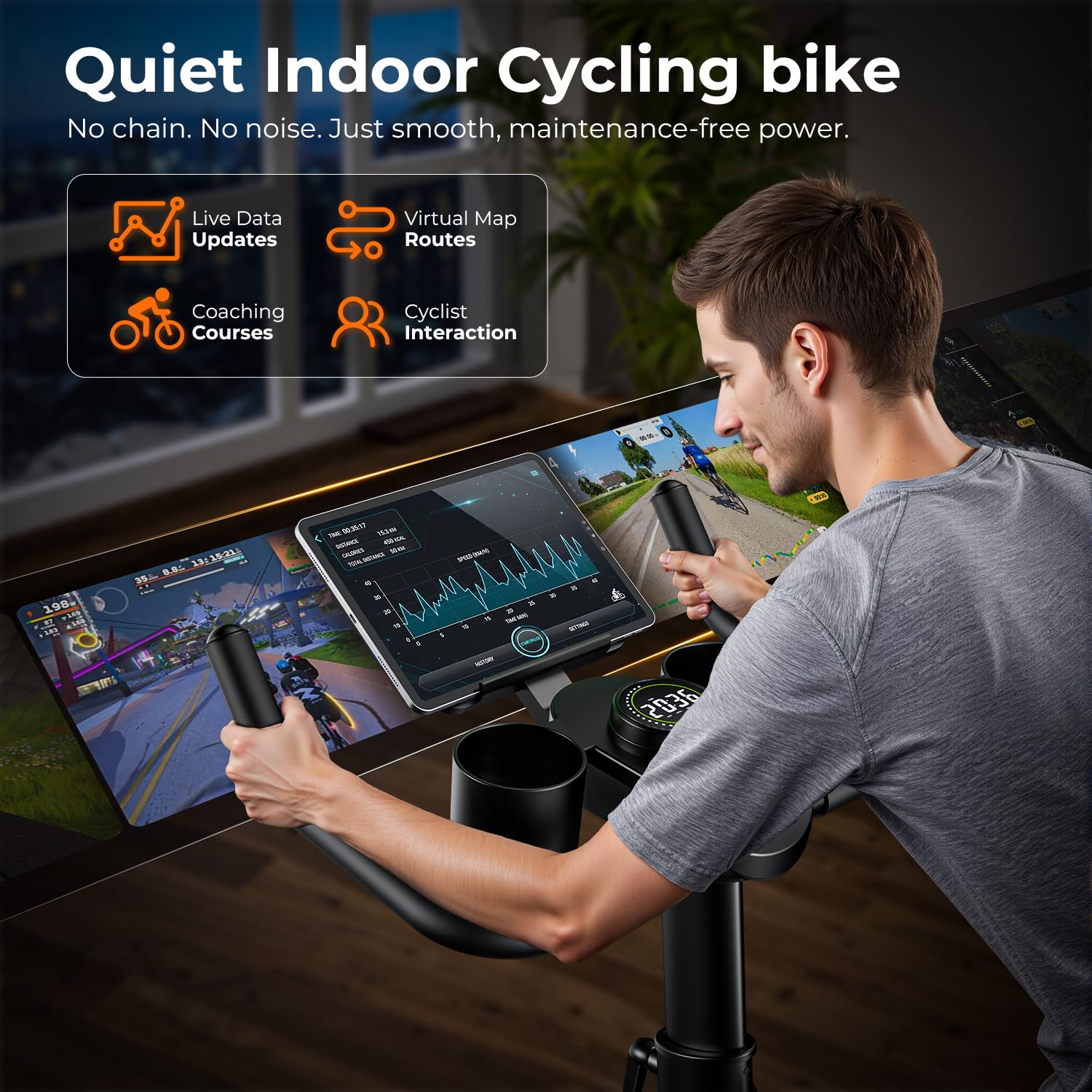 Vélo d'exercice à résistance m - Exercise Bike Magnetic Resistance avis et prix