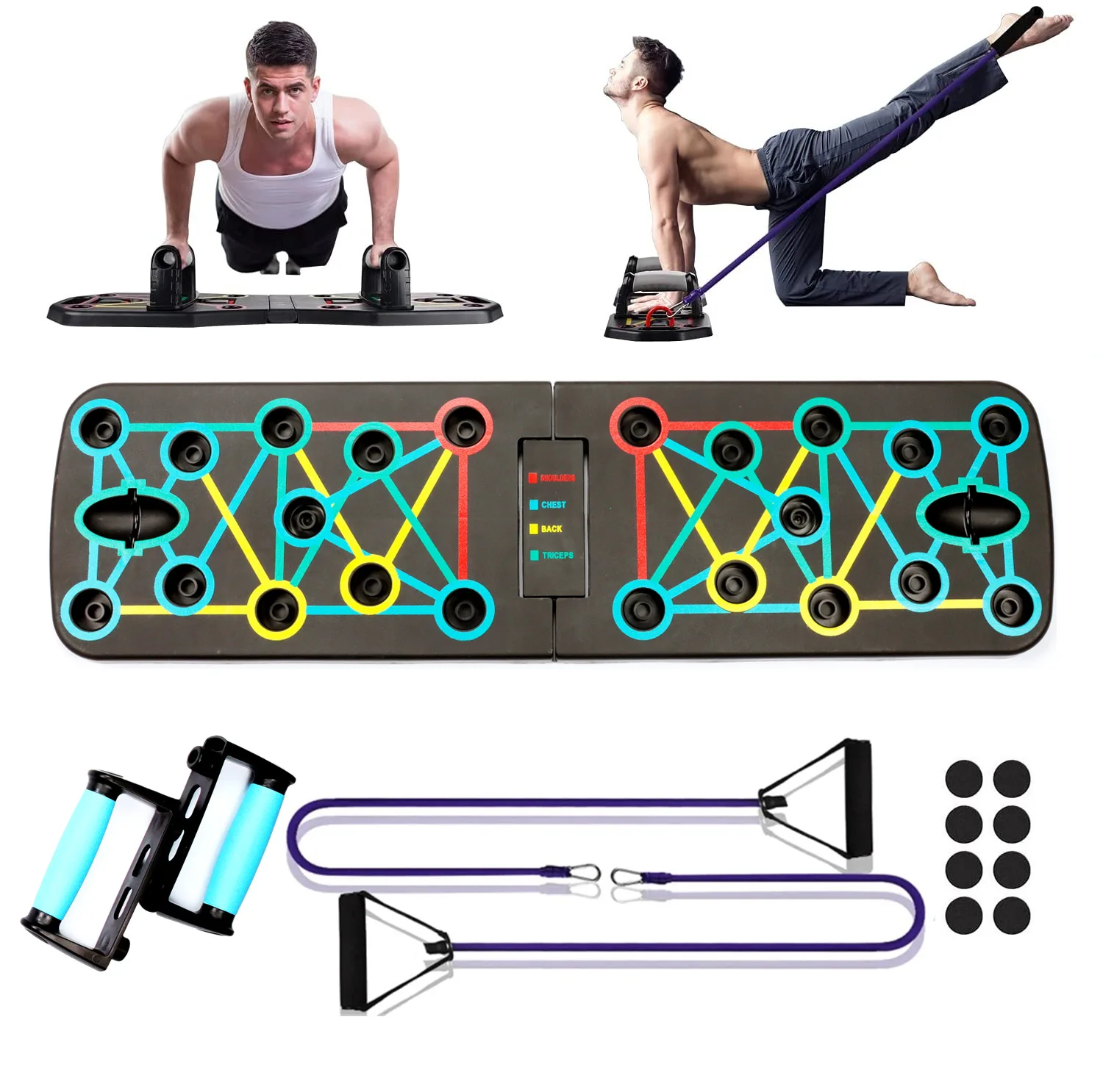 Planche de musculation pliable - Push Up Board Foldable Multi Function avis et prix