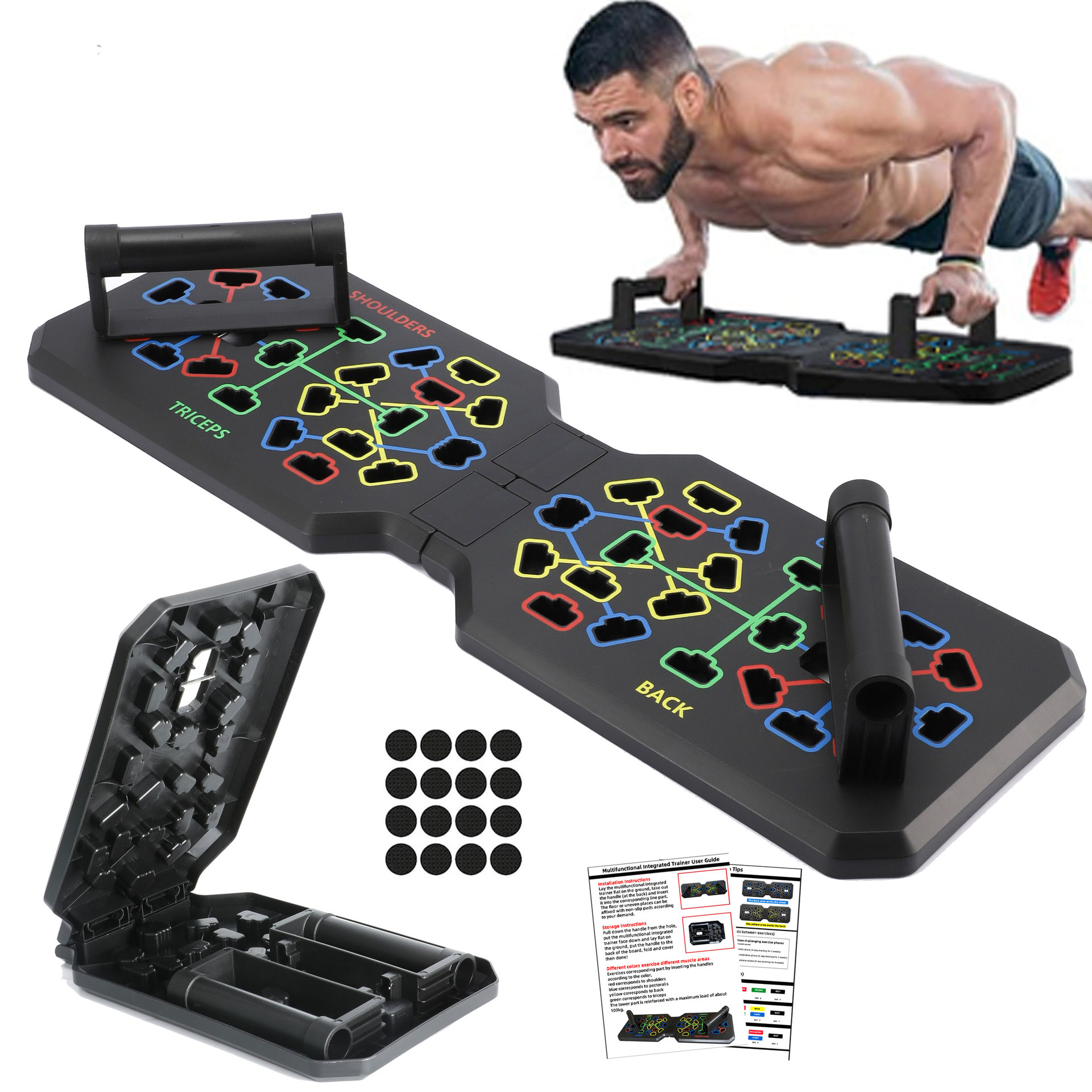 Système de planche de musculat - Push Up Board Foldable Multi Function avis et prix