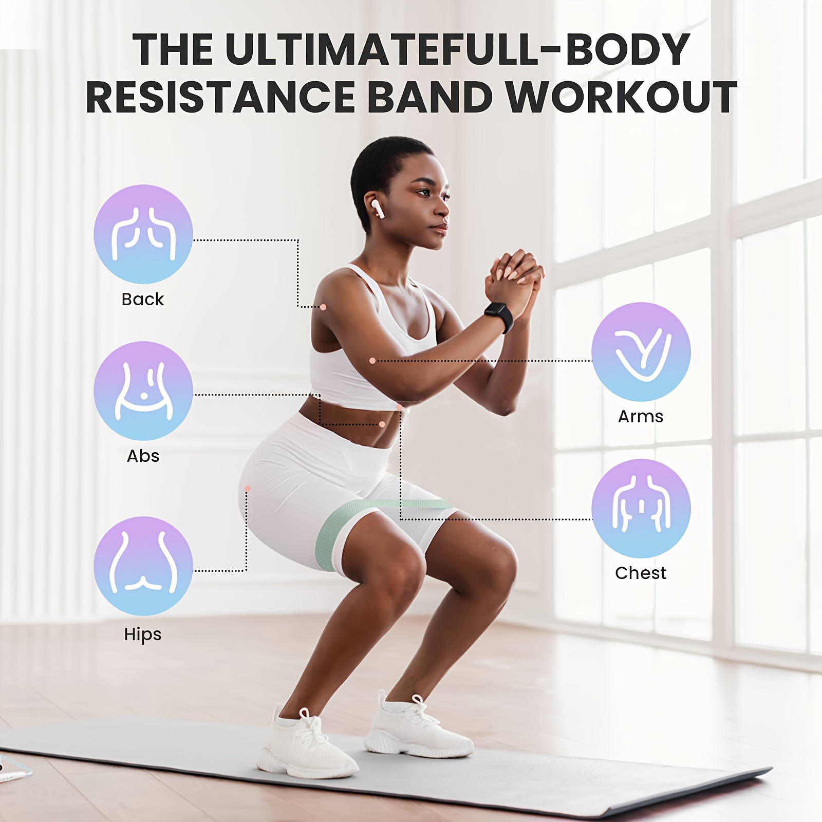 1 pièce/4 pièces bandes de rés - Pilates Bar Kit With Resistance Bands avis et prix