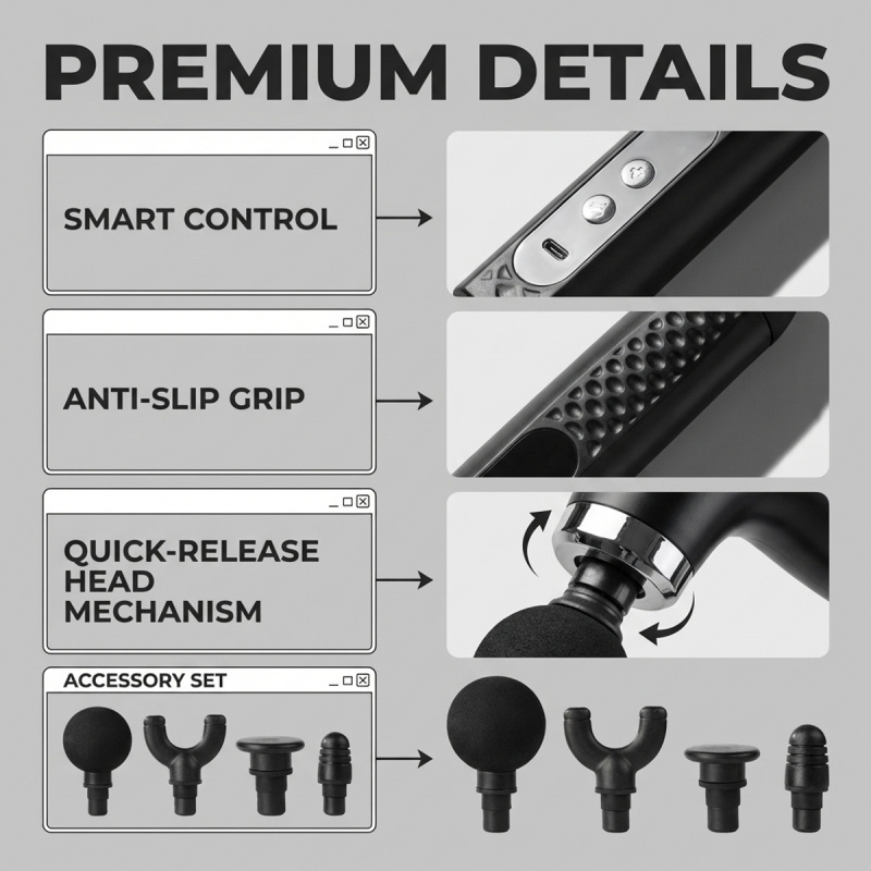 Pistolet de massage musculaire - Electric Massage Gun Deep Tissue avis et prix