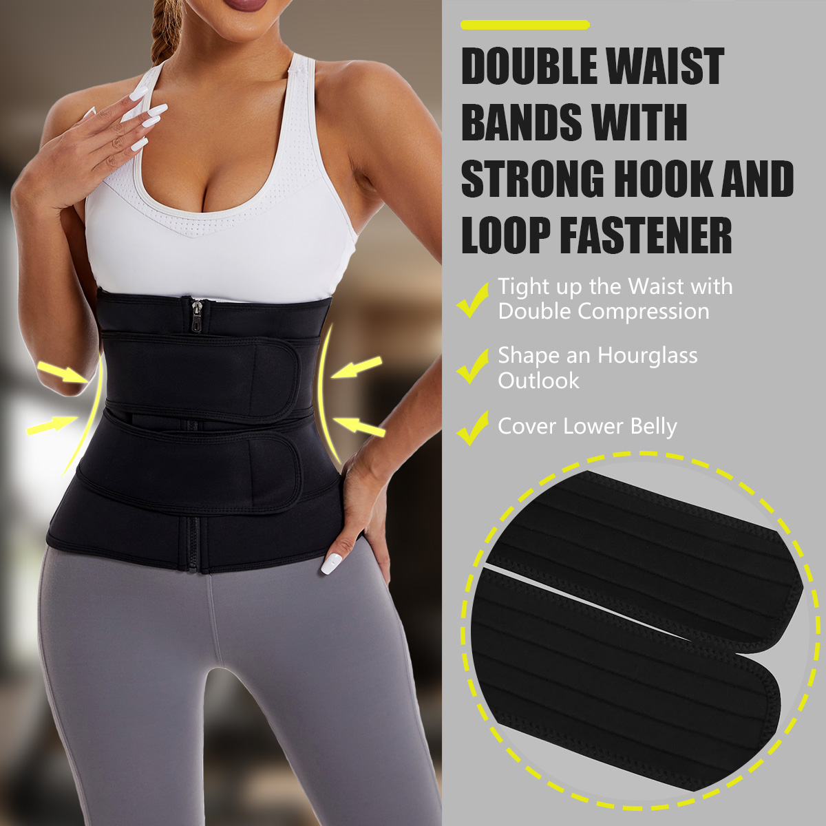 Ceinture de sudation pour femm - Sweat Waist Trainer Belt Neoprene avis et prix