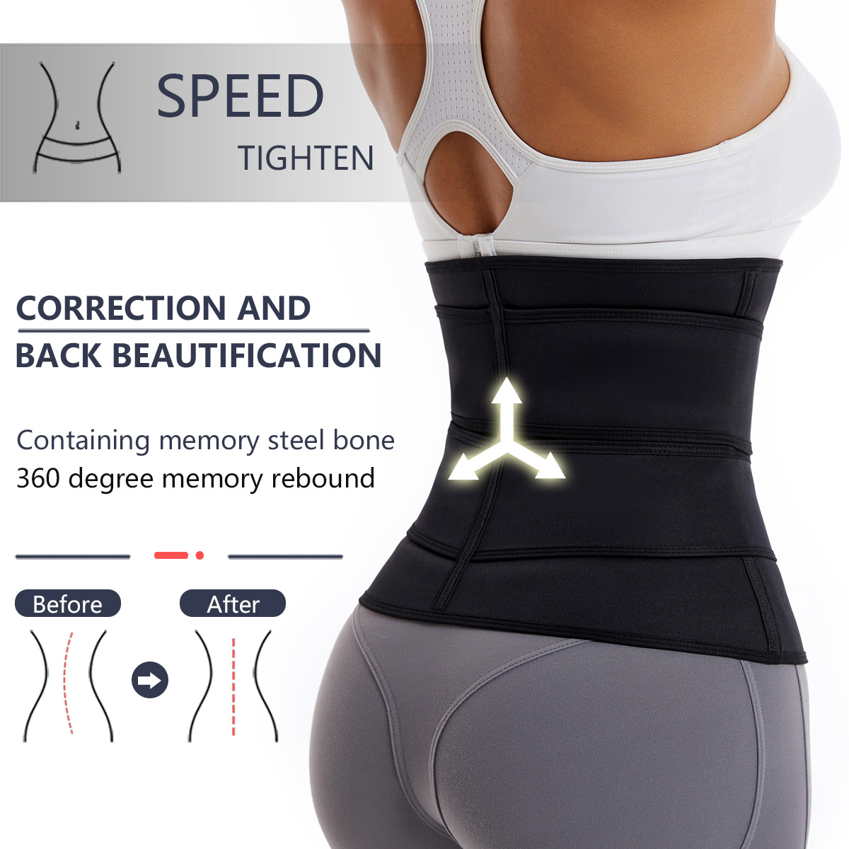 Ceinture de sudation pour femm - Sweat Waist Trainer Belt Neoprene avis et prix