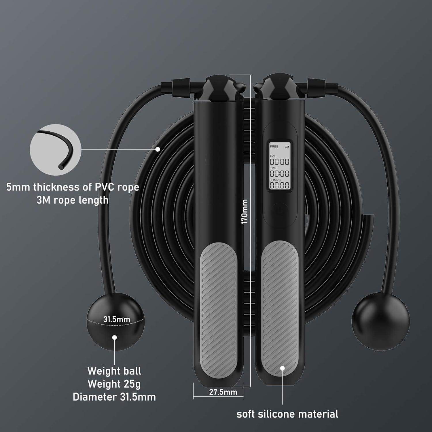 Corde à sauter intelligente 2- - Smart Jump Rope Digital Counter avis et prix