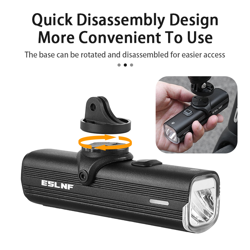 ESLNF – phare avant de vélo, 1 - Rechargeable Bicycle Headlight 1000 Lumen avis et prix