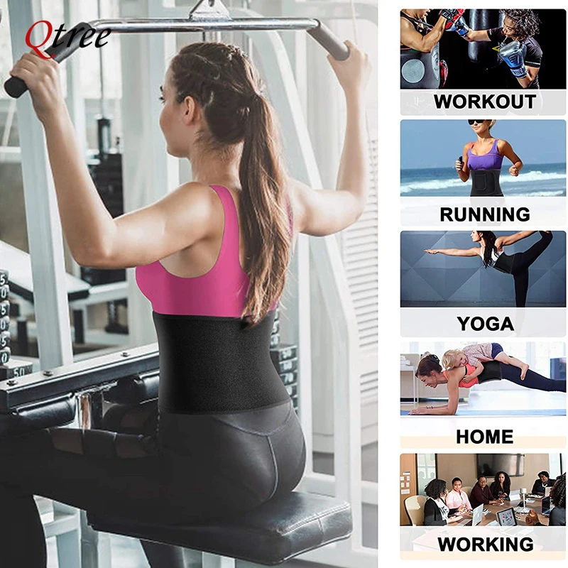 Qtree-Ceinture d'entraînement  - Sweat Waist Trainer Belt Neoprene avis et prix