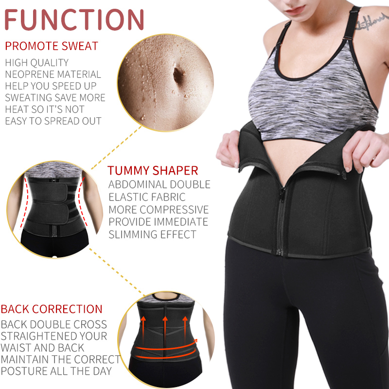 Ceinture de sudation en néoprè - Sweat Waist Trainer Belt Neoprene avis et prix