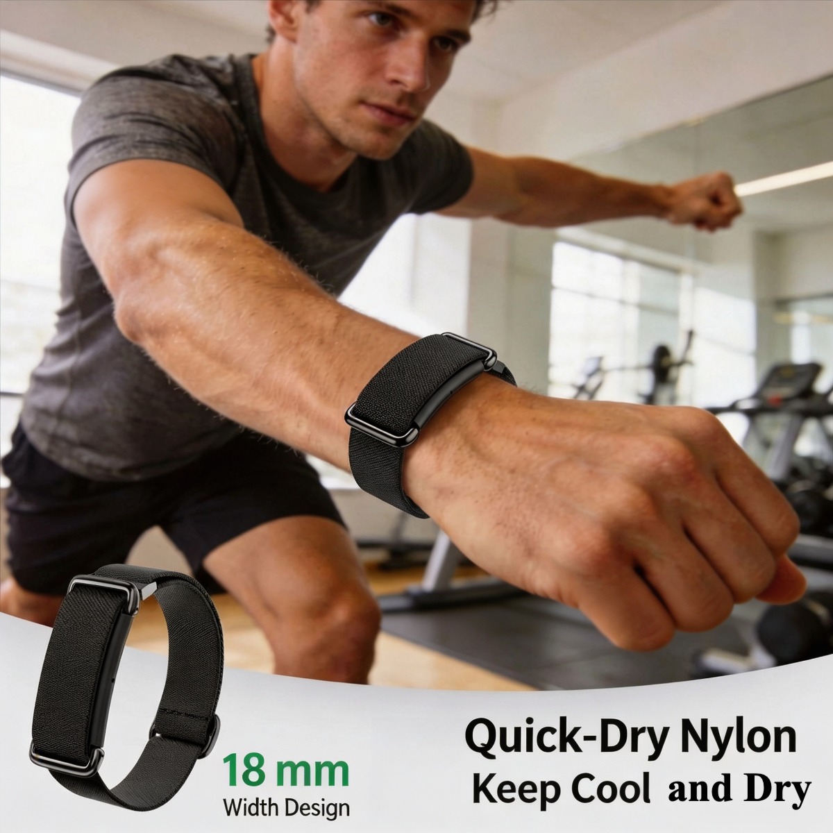 Bracelet et brassard en nylon  - Resistance Bands Set With Handles avis et prix