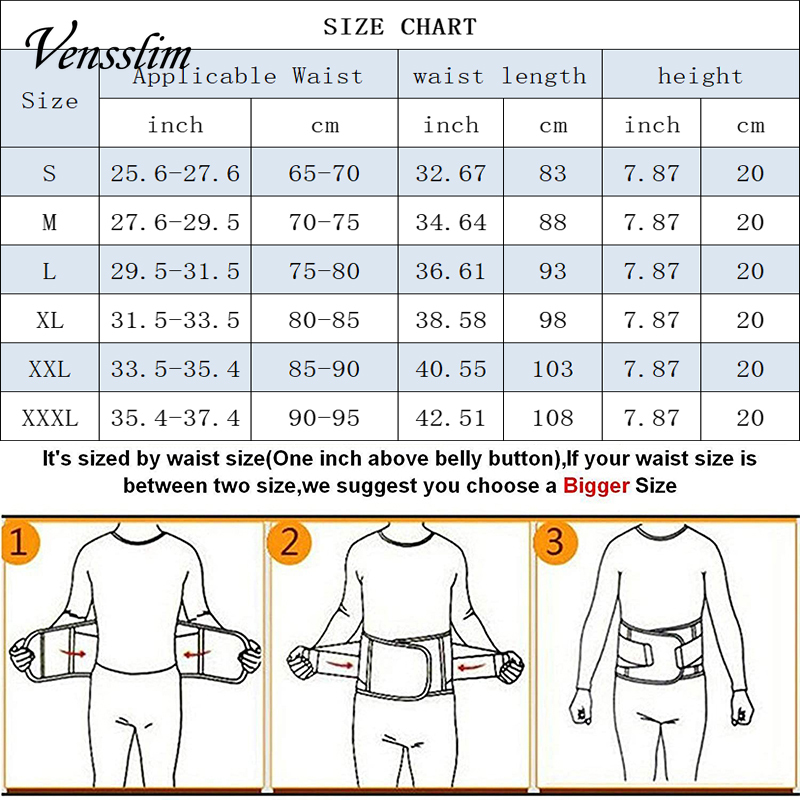 Vensslim minceur Compression S - Sweat Waist Trainer Belt Neoprene avis et prix