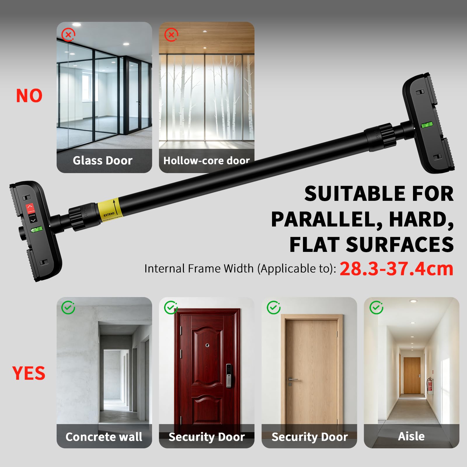 Barre de traction pour porte,  - Door Pull Up Bar No Screw avis et prix