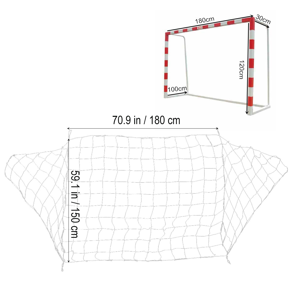 Filet de football durable en p - Team Sports avis et prix
