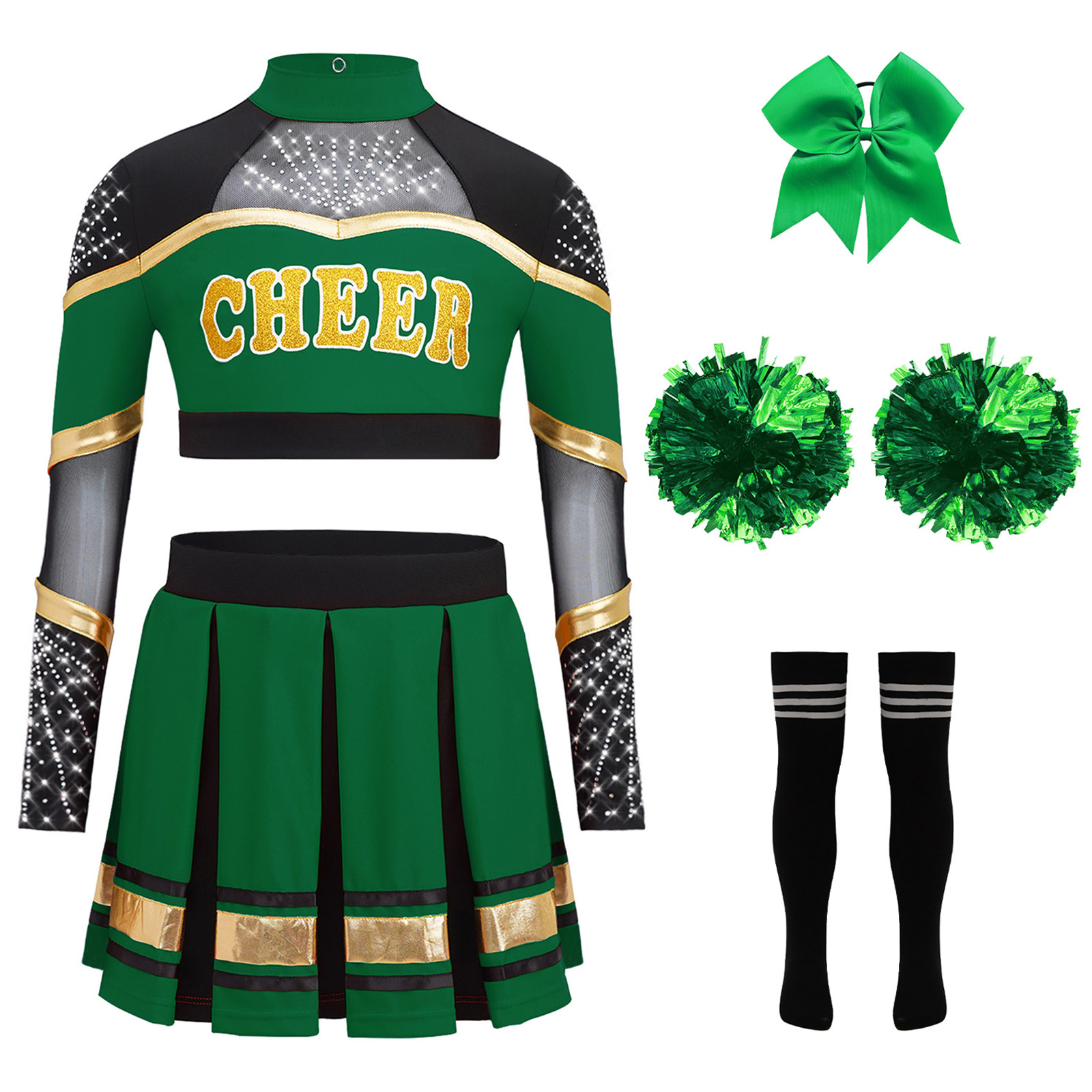 Costume de pom-pom girl pour f - Team Sports avis et prix