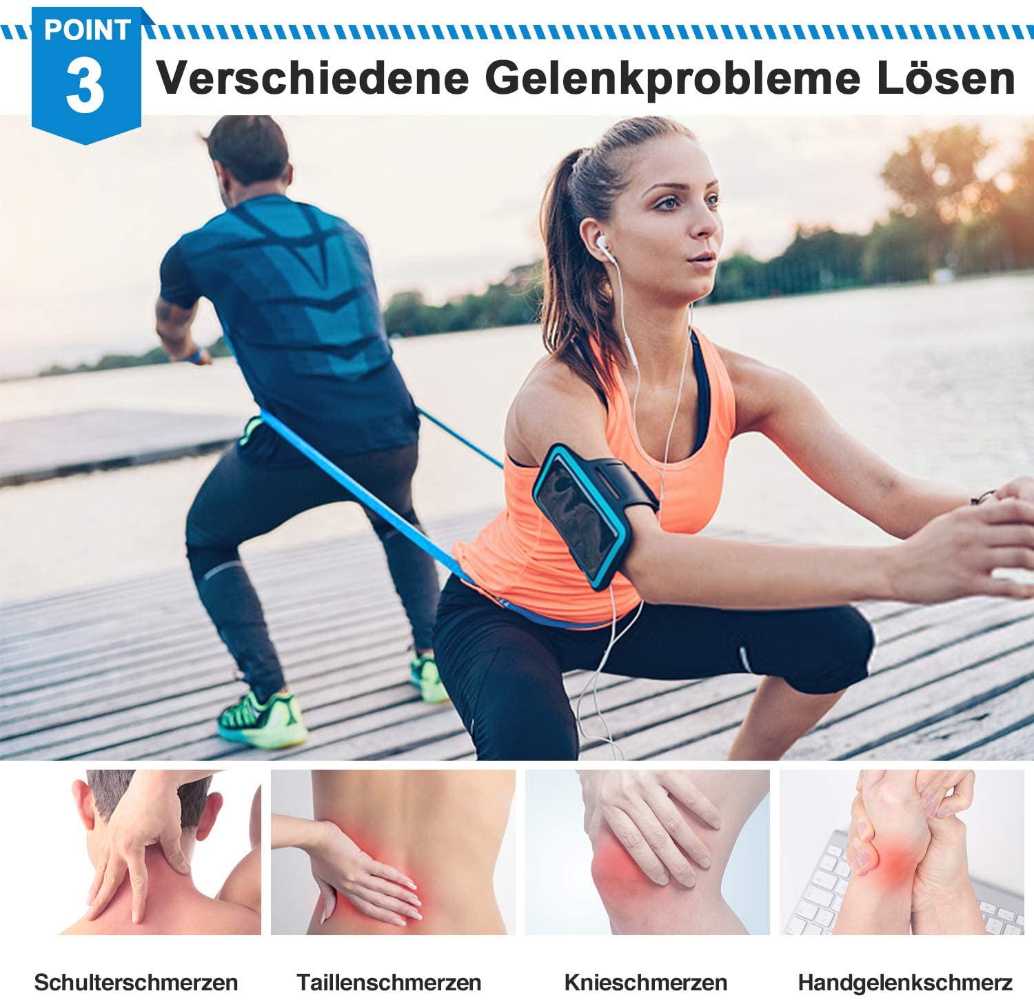 Bandes de Fitness élastiques 3 - Pilates Bar Kit With Resistance Bands avis et prix