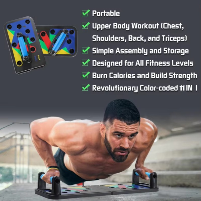 Planche de support push-up pli - Push Up Board Foldable Multi Function avis et prix